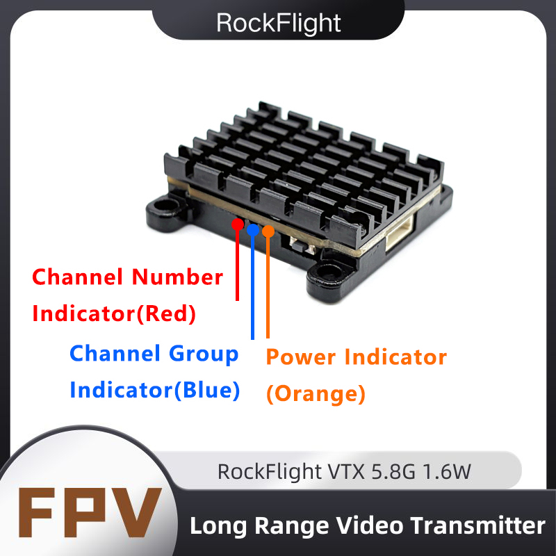 RockFlight TX663 VTX 5.8G 48CH - đánh giá và giá Drone Racing Transmitter