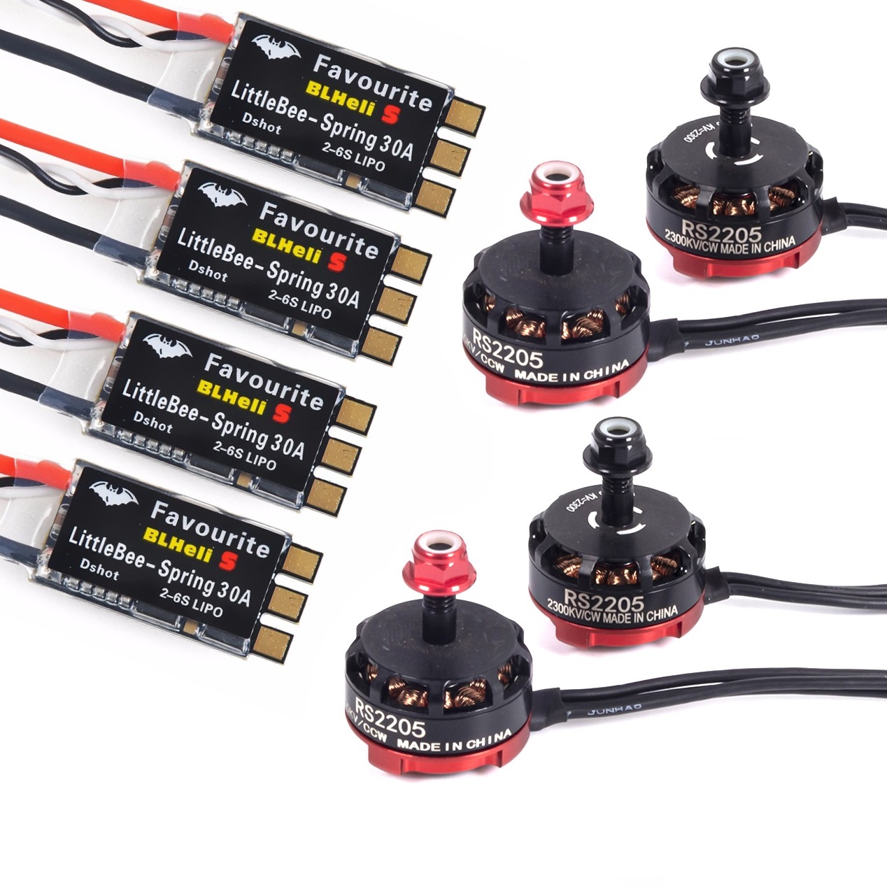 RC RS2205 2205 2300KV CW CCW B - đánh giá và giá Drone Racing Esc