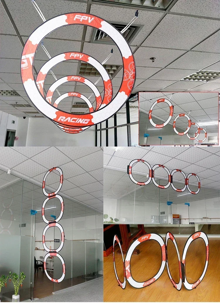 LDARC 765mm Circle Race Gate - đánh giá và giá Drone Racing Flag